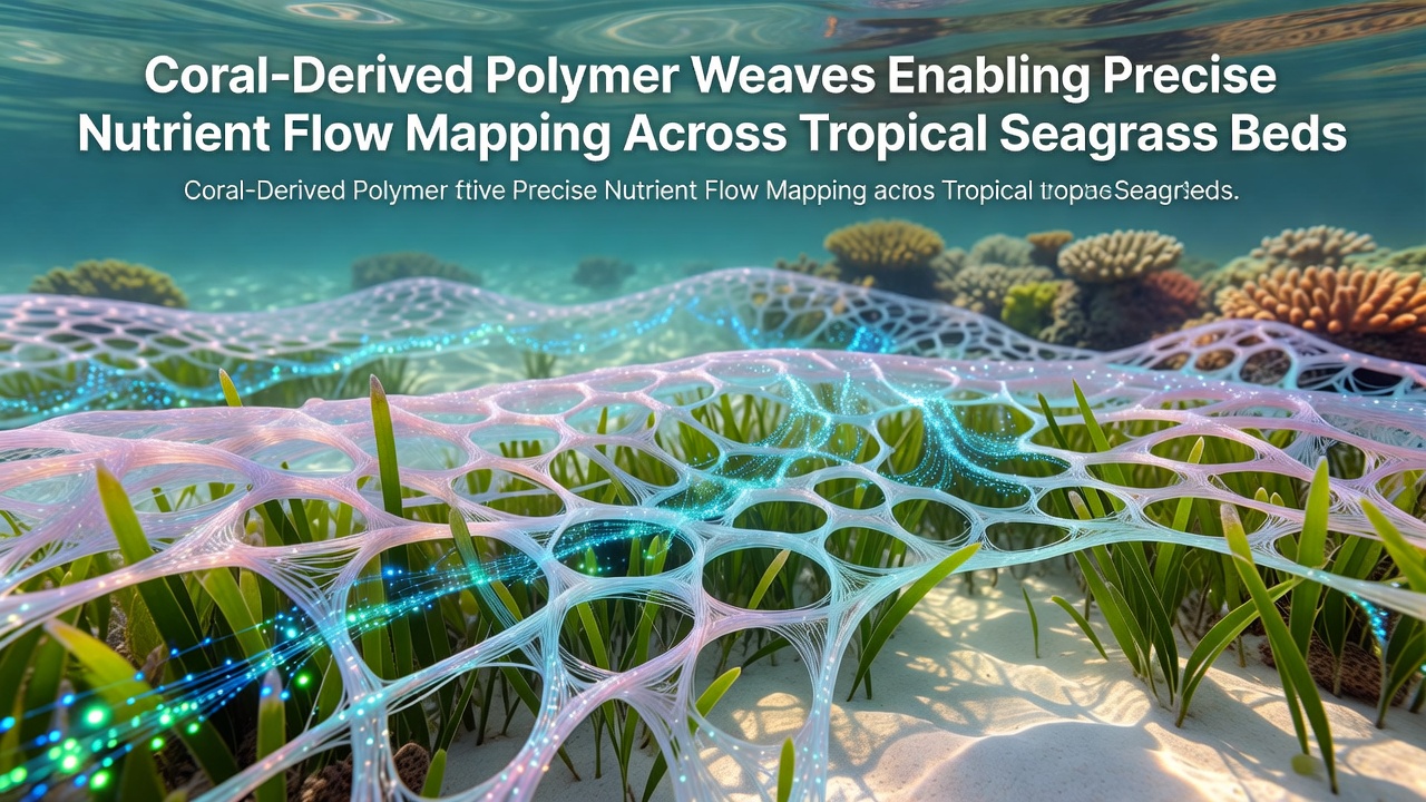 Coral-Derived Polymer Weaves Enabling Precise Nutrient Flow Mapping Across Tropical Seagrass Beds